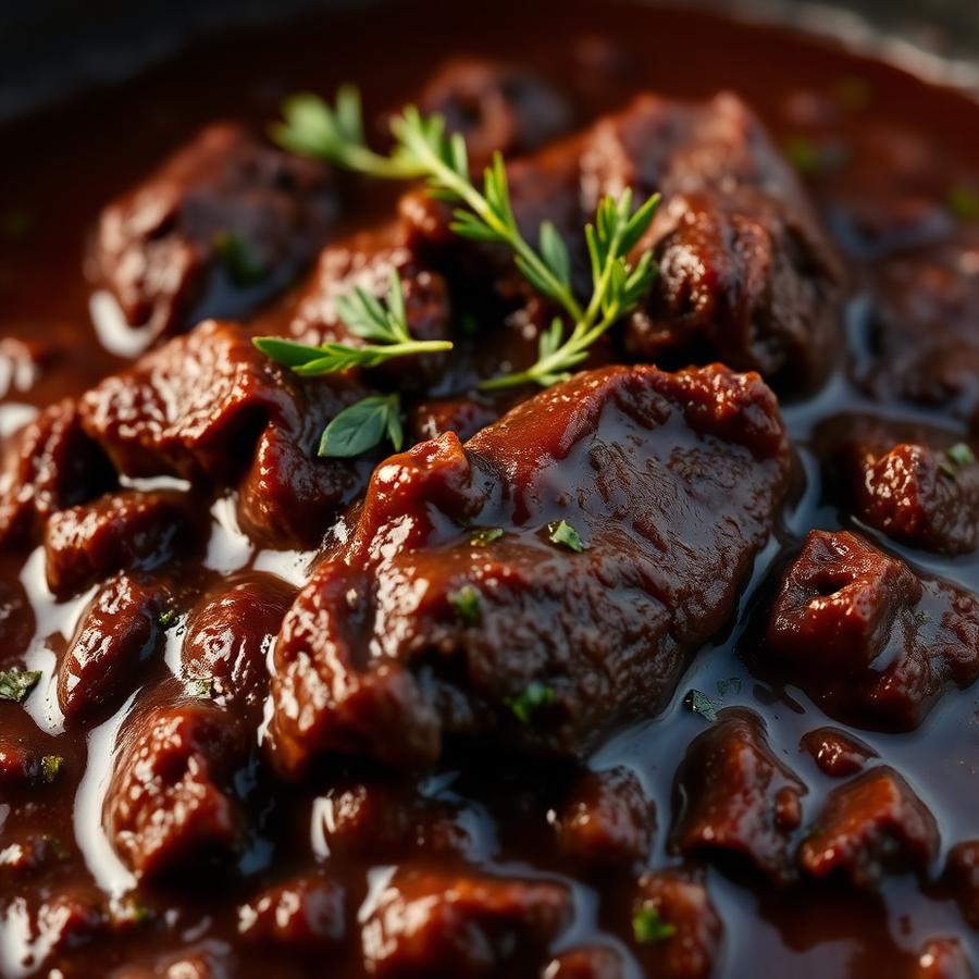 48 uur gesudderde rundsragout